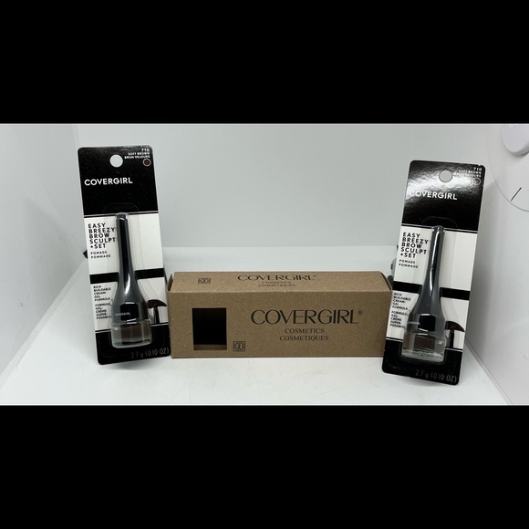 Covergirl New Easy Breezy Brow Sculpt Set 710 Soft Brown 2 Packages - Picture 1 of 1
